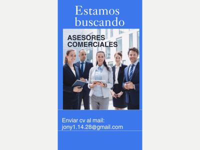 Ofertas de Trabajo en San Juan  Asesor Comercial