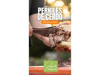 Fiestas Eventos Catering Pernil de Cerdo p/ 30 Pers. - 2645649496 / 2645099379