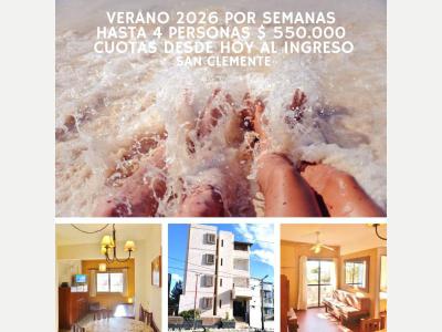 Alquileres Temporales  Buenos Aires San Clemente, Verano,  Enero, Febrero, 2026, Alquiler departamento, tarifas,  Promociones