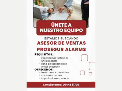 Ofertas de Trabajo en San Juan  Asesor Comercial