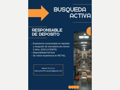  RESPONSABLE DE DEPOSITO 