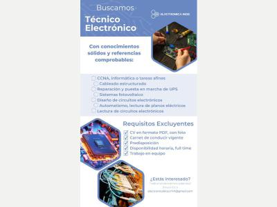 Ofertas de Trabajo en San Juan  Tcnico Electrnico