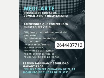  Ofrecemos servicio cuidado adultos mayores 