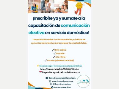 Capacitaciones Laborales  Comunicaci�n Efectiva para Servicio Dom�stico