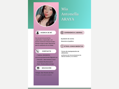 Busqueda de Trabajo  Busco trabajo