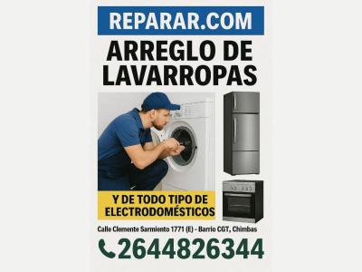 Serv. Art. del Hogar REPARAR.COM - SE ARREGLAN LAVARROPAS Y TODO TIPO DE ELECTRODOM�STICOS 