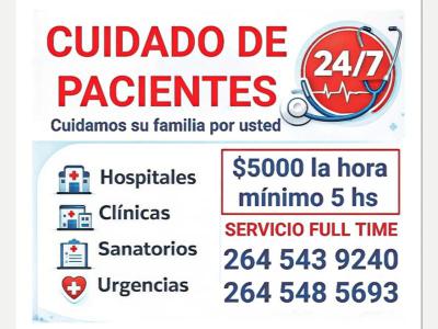 Varios Cuidado de pacientes 