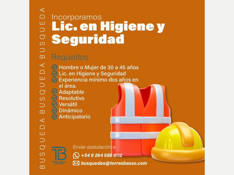 Lic Higiene Y Seguridad Ofertas De Trabajo Empleos En San Juan