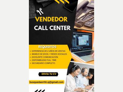  VENDEDOR CALL CENTER 