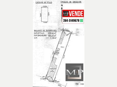 Terrenos Venta San Juan MP INMOBILIARIA VENDE 264-5149678