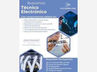 Ofertas de Trabajo en San Juan  Tcnico Electrnico