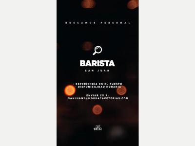  Buscamos BARISTA 