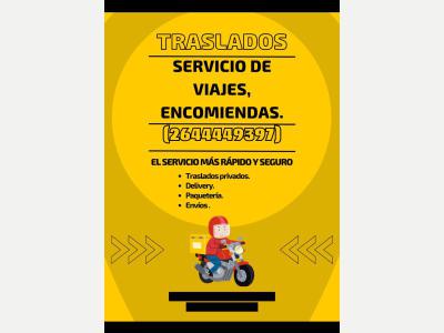  Se realizan viajes economicos en moto, Uber, delivery, encomiendas, paquetera. 