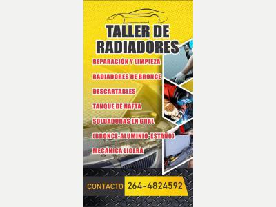 Servicios Varios Varios TALLER DE RADIADORES