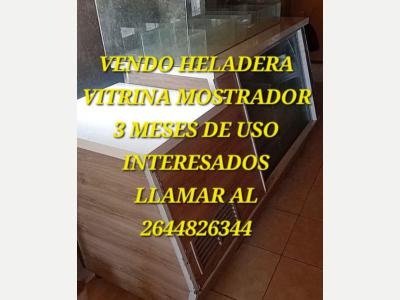 Hogar Muebles Jardin Compra Ventas varias SE VENDEN HELADERA VITRINA MOSTRADOR Y HELADERA CARNICERA 93 PIES ACERO INOX. 3 PUERTAS