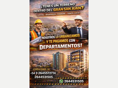 Arquitectos Urbanizamos en el Gran San Juan - BD Emprendimientos 