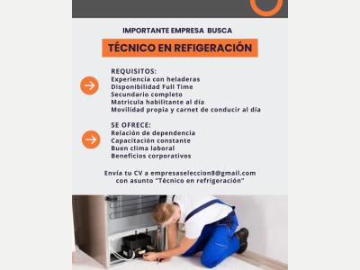  Tecnico en refrigeracion - Heladeras 