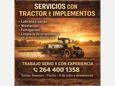 Varios Se realizan trabajos de arado nivelado limpieza de lotes 