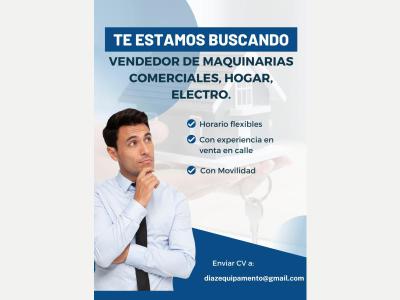  SE SOLICITAN VENDEDORES 