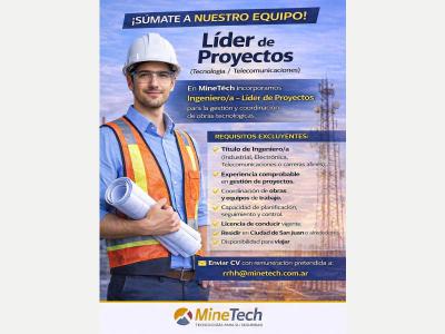  L�der - coordinador de proyectos 