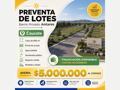 Terrenos Venta San Juan Barrio Privado Antares - Preventa De Lotes