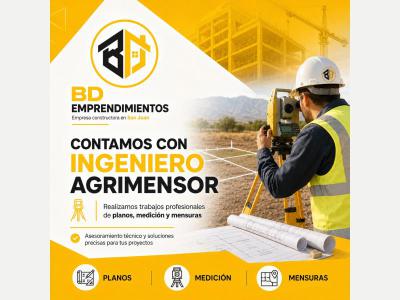 Agr�nomos Agrimensor Ofrecemos: Mensura, Medici�n, Marcaci�n Y Planos 
