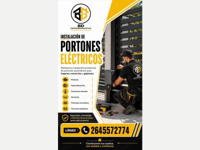 Electricista Instalaci�n De Portones El�ctricos 