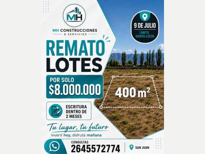 Terrenos Venta San Juan Lote En 9 De Julio, Barrio Privado Don Gabriel