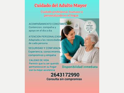  Cuidado de adulto mayor 