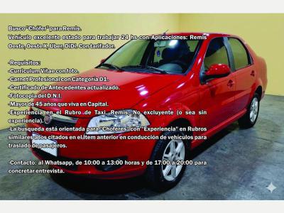 Pedidos Busco Chofer para Remis 