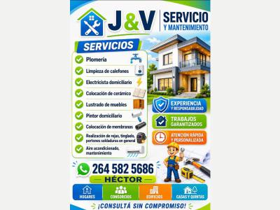 Varios Se realizan todo tipo de trabajos, domiciliarios. 