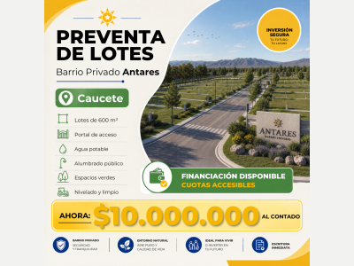 Terrenos Venta San Juan Barrio Privado Antares - Preventa De Lotes
