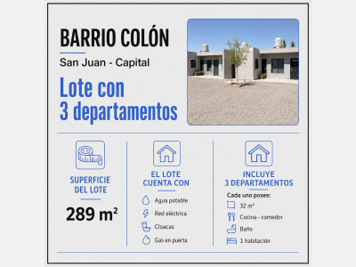 Terrenos Venta San Juan Terreno En Capital Con Departamentos En Construccion - Capital