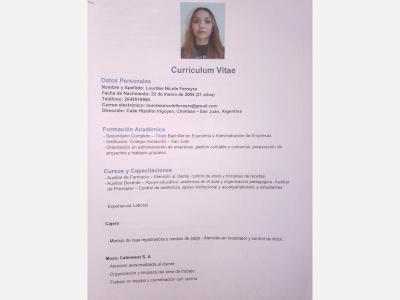  Busco trabajo 