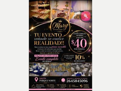 Catering Servicio integral para eventos 