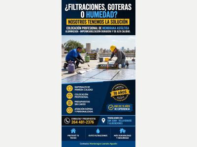 Varios Colocaci�n de membranas 