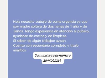  Busco trabajo 