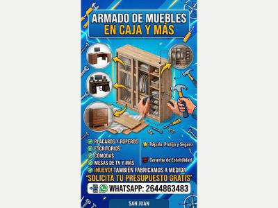 Varios Compraste un mueble y no sabes c�mo armarlo 